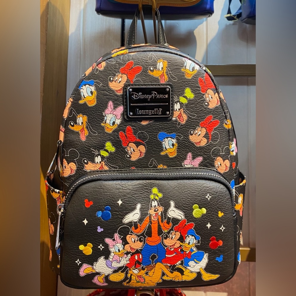 Disney Parks 2026 Mickey Minnie Donald Goofy Daisy Pluto Loungefly Mini Backpack